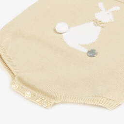 Artesanía Granlei-طقم دنغري بيج للأولاد مع أرنب | Childrensalon Outlet