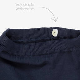 Artesanía Granlei-طقم شورت مزيج قطن محبوك لون كحلي للأولاد | Childrensalon Outlet