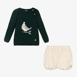 Artesanía Granlei-Boys Corduroy Robin Shorts Ensemble | Childrensalon Outlet