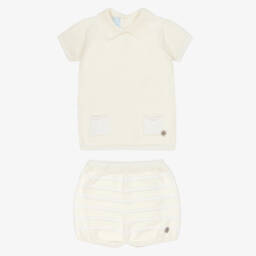 Artesanía Granlei-طقم محبوك كريمي للأولاد | Childrensalon Outlet