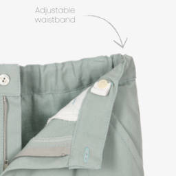 Artesanía Granlei-Boys Elegant Green & Cream Ensemble | Childrensalon Outlet