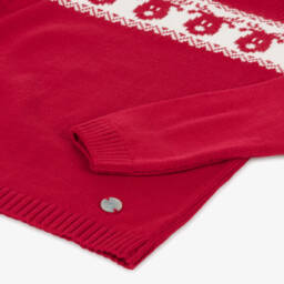 Artesanía Granlei-Boys Festive Reindeer Knit Sweater | Childrensalon Outlet