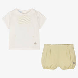 Artesanía Granlei-Зеленый костюм-бастер из хлопка | Childrensalon Outlet