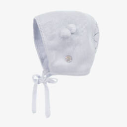 Artesanía Granlei-Boys Grey Knit Coat and Bonnet | Childrensalon Outlet