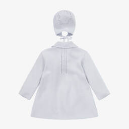 Artesanía Granlei-Boys Grey Knit Coat and Bonnet | Childrensalon Outlet