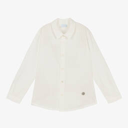 ارتيزانيا  غرانلي-طقم شورت قطن وكتان لون عاجي وبيج للأولاد | Childrensalon Outlet