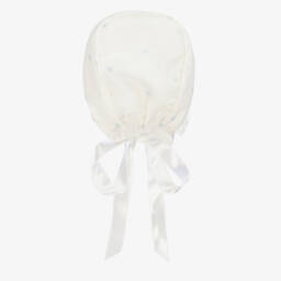 Artesanía Granlei-Boys Ivory Tulle Lace Bonnet | Childrensalon Outlet