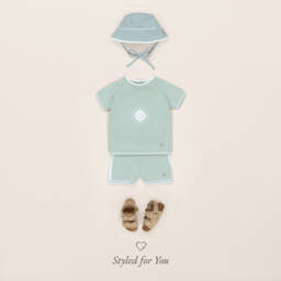 Artesanía Granlei-Boys Springtime Knit Short Ensemble | Childrensalon Outlet