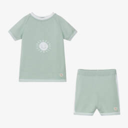 Artesanía Granlei-Boys Springtime Knit Short Ensemble | Childrensalon Outlet