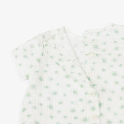 Artesanía Granlei-Льняные комбинезоны для мальчиков зелёного цвета | Childrensalon Outlet