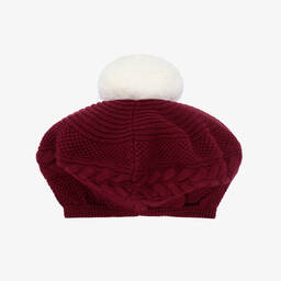 Artesanía Granlei-Burgundy Red Hat & Scarf Set | Childrensalon Outlet