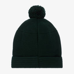 ارتيزانيا  غرانلي-قبعة بوم-بوم أكريليك محبوك لون أخضر داكن | Childrensalon Outlet