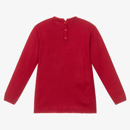 ارتيزانيا  غرانلي-كنزة محبوك أكريليك لون أحمر | Childrensalon Outlet