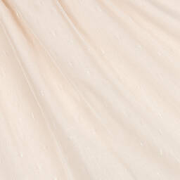 Artesanía Granlei-Girls Beige Knit & Tulle Dress | Childrensalon Outlet