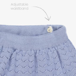 Artesanía Granlei-Синий вязаный комплект для девочек | Childrensalon Outlet