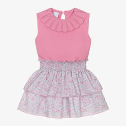 Artesanía Granlei-طقم قطني وردي مزهر للبنات | Childrensalon Outlet