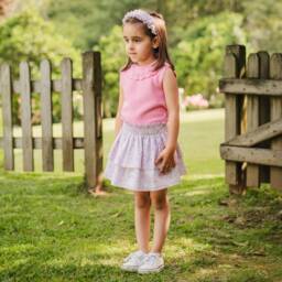 Artesanía Granlei-طقم قطني وردي مزهر للبنات | Childrensalon Outlet