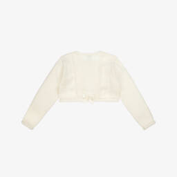 Artesanía Granlei-Girls Creamy Knit Bolero Top | Childrensalon Outlet