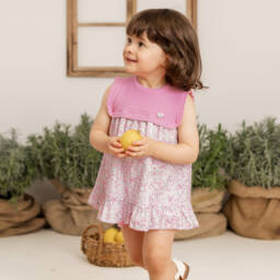 Artesanía Granlei-Girls Delicate Blossom Knit Dress | Childrensalon Outlet