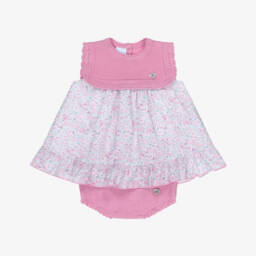 Artesanía Granlei-Girls Delicate Blossom Knit Dress | Childrensalon Outlet