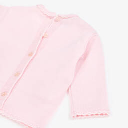 Artesanía Granlei-Girls Delicate Pink Knit Ensemble | Childrensalon Outlet