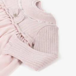 Artesanía Granlei-Girls Dusky Knit & Tulle Dress | Childrensalon Outlet