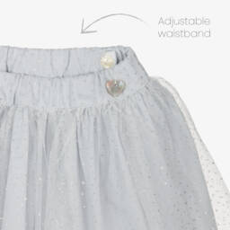 Artesanía Granlei-Girls Grey Sparkly Skirt Ensemble | Childrensalon Outlet