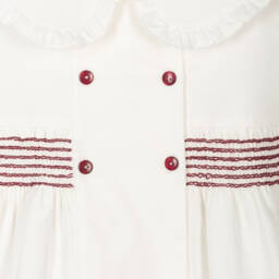 Artesanía Granlei-Girls Ivory & Burgundy Legging Ensemble | Childrensalon Outlet