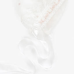 Artesanía Granlei-بونيه عاجي من التول والدانتيل للبنات | Childrensalon Outlet