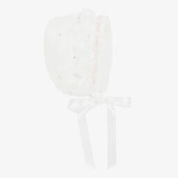 Artesanía Granlei-بونيه عاجي من التول والدانتيل للبنات | Childrensalon Outlet