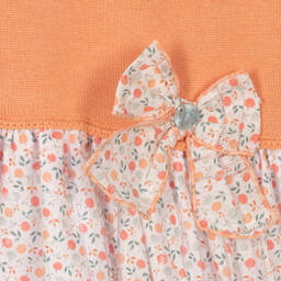 Artesanía Granlei-Оранжевое трикотажное платье | Childrensalon Outlet