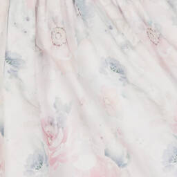 Artesanía Granlei-فستان قطن بوبلين لون زهري وأزرق | Childrensalon Outlet