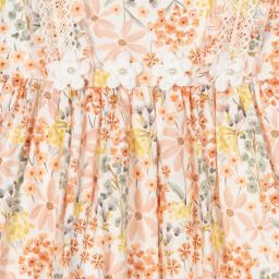 Artesanía Granlei-Girls Pink Floral Dress | Childrensalon Outlet