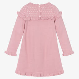 Artesanía Granlei-Розовое трикотажное платье с оленем | Childrensalon Outlet