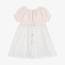 Artesanía Granlei-Girls Pink Lace Chiffon Delight | Childrensalon Outlet