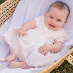 Artesanía Granlei-Girls Pink Lace Chiffon Delight | Childrensalon Outlet