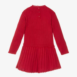 ارتيزانيا  غرانلي-فستان أكريليك محبوك لون أحمر | Childrensalon Outlet