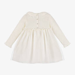 ارتيزانيا  غرانلي-فستان محبوك وتول لون عاجي | Childrensalon Outlet