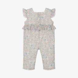Artesanía Granlei-Girls Soft Lilac Floral Romper | Childrensalon Outlet
