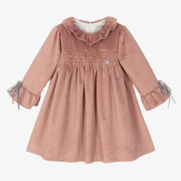 Artesanía Granlei-Girls Velvet Shimmer Party Dress | Childrensalon Outlet