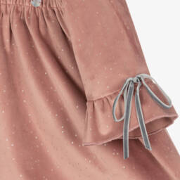 Artesanía Granlei-Girls Velvet Shimmer Party Dress | Childrensalon Outlet