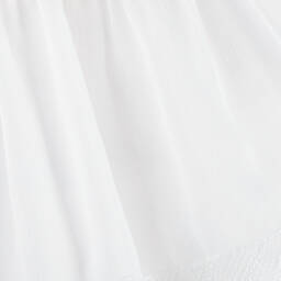 Artesanía Granlei-فستان شيفون دانتيل أبيض للبنات | Childrensalon Outlet