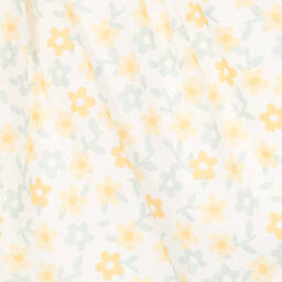 Artesanía Granlei-Girls Yellow Floral Knit Dress | Childrensalon Outlet