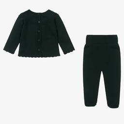 ارتيزانيا  غرانلي-أفرول بيبي غرو أكريليك محبوك لون أخضر - قطعتين | Childrensalon Outlet