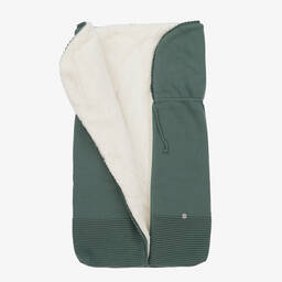 Artesanía Granlei-Green Knitted Baby Nest (72cm) | Childrensalon Outlet