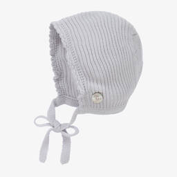 Artesanía Granlei-Серый вязаный чепчик для малышей | Childrensalon Outlet
