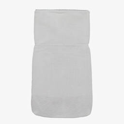 Artesanía Granlei-Grey Knitted Baby Nest (72cm) | Childrensalon Outlet