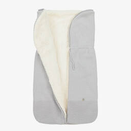 Artesanía Granlei-Grey Knitted Baby Nest (72cm) | Childrensalon Outlet