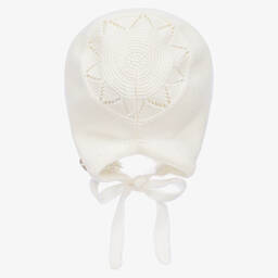 Artesanía Granlei-Кремовый вязаный чепчик для малышей | Childrensalon Outlet