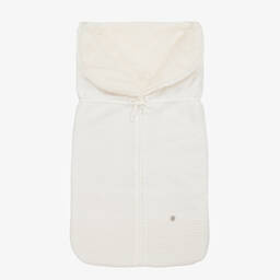 Artesanía Granlei-Ivory Knitted Baby Nest (72cm) | Childrensalon Outlet
